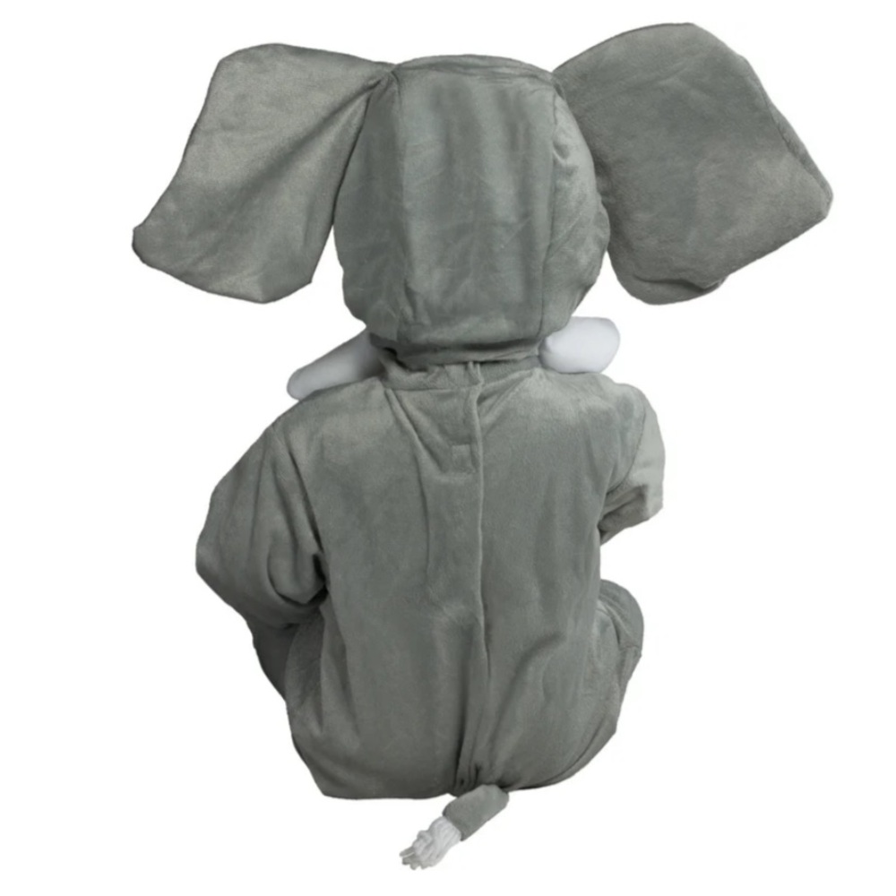Elephant Halloween Costume for Infant, Size 6-12M, by Way to Celebrate unisex - Picture 3 of 7